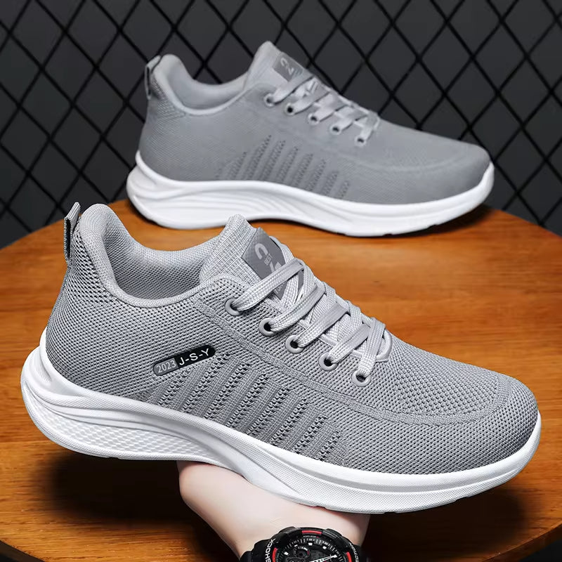 2024 Spring New Simple Pure Black Sports and Casual Shoes Lightweight and Breathable Couple Shoes Shazoo